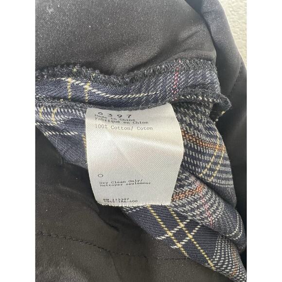 6397 Plaid Pants Womens Size 8 Straight Leg Dark Academia - Picture 4 of 4